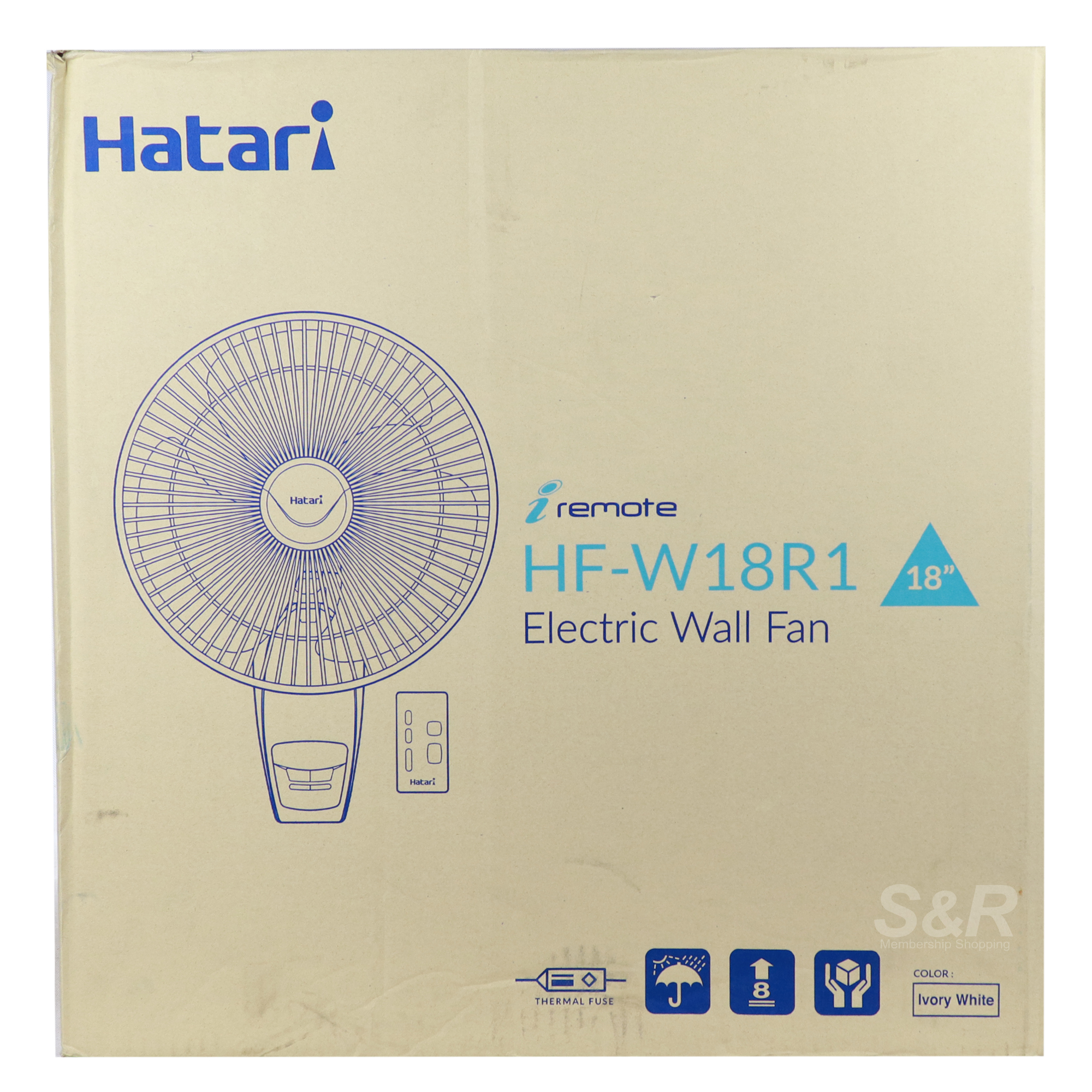 Hatari Electric Wall Fan HF7W18R1 Hatari Electric Wall Fan HF7W18R1